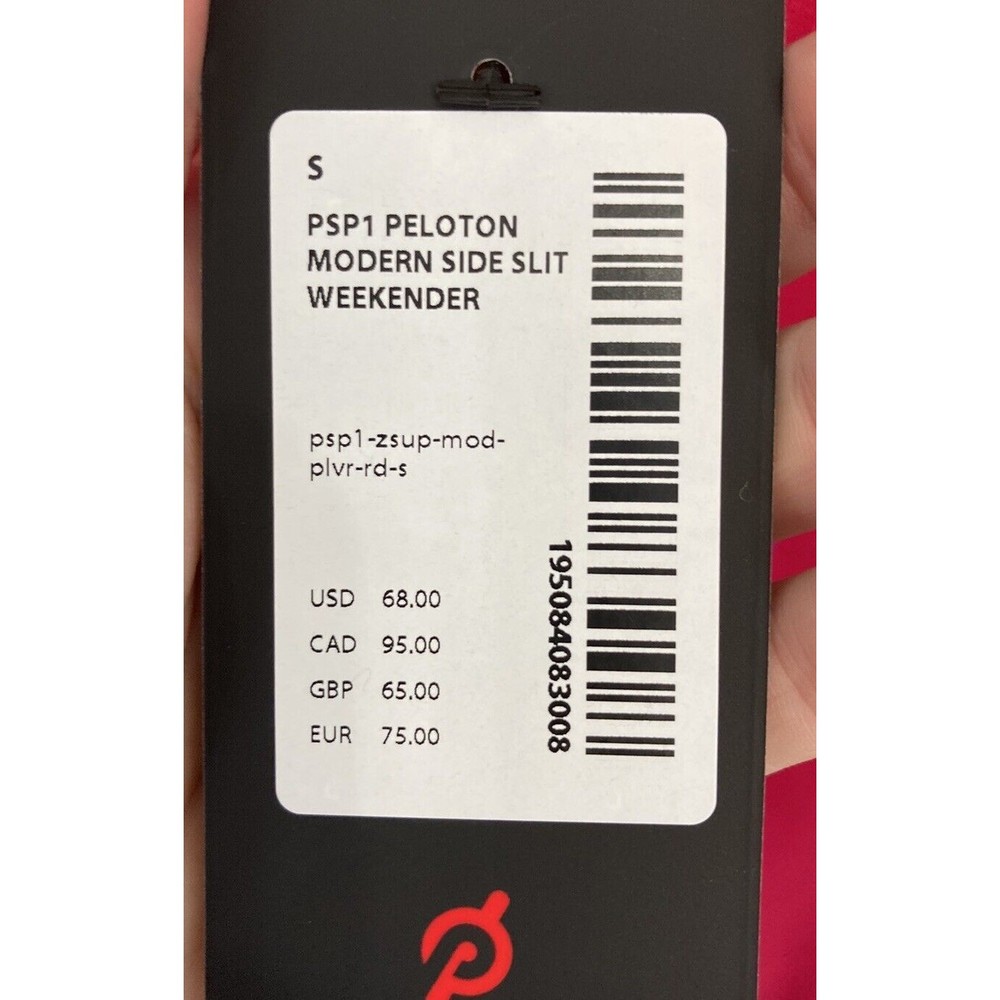 Peloton Modern Side Slit Weekender Sweatshirt‎ Size Small Pink - Picture 5 of 5